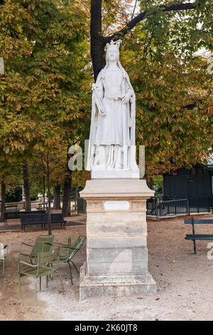 Statue La reine Mathilde (Königin Matilda von Frankreich), Jardin du Luxembourg , 6. Arrondissement von Paris, Frankreich, Europa Stockfoto