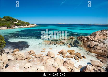 Capriccioli, Costa Smeralda, Arzachena, Sardinien, Italien, Europa Stockfoto