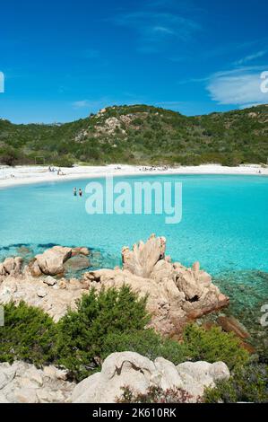 Strand Spiaggia del Principe, Costa Smeralda, Arzachena, Sardinien, Italien, Europa Stockfoto