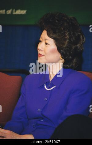 Büro des Sekretärs - Sekretärin Elaine Chao Begrüßungszeremonie Stockfoto
