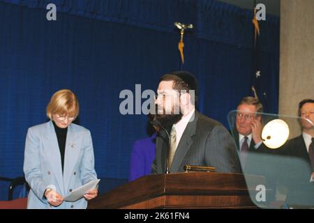 Büro des Sekretärs - Sekretärin Elaine Chao Begrüßungszeremonie Stockfoto