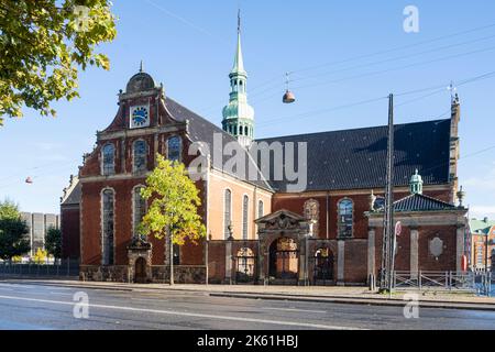 Kopenhagen, Dänemark. Oktober 2022. Außenansicht der Holmen Kirche im Stadtzentrum Stockfoto