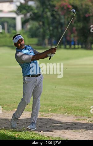 Bangladesh Ace Golfer Siddikur Rahman nimmt am Paragon Professional Golf Tournament 7. im Kurmitola Golf Club, Dhaka, Bangladesch Teil. Stockfoto