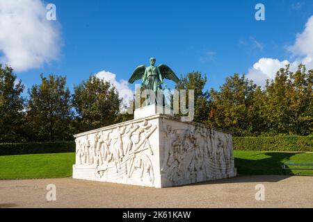 Kopenhagen, Dänemark. Oktober 2022. Blick auf das Maritime Monument in einem Strandpark im Stadtzentrum Stockfoto