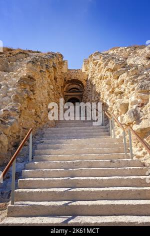 Herodion Israel - 8. Oktober 2022 : Herodion Nationalpark. Stockfoto