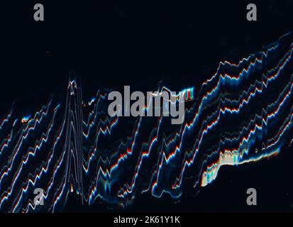 Störung Bildschirmverzerrung Textur Staub Kratzer Stockfoto