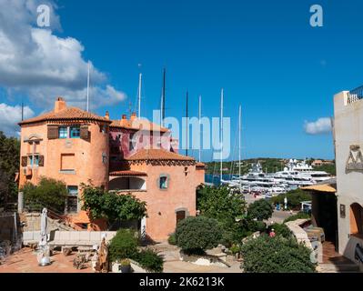 Porto Cervo, Costa Smeralda, Arzachena, Sardinien, Italien. Stockfoto