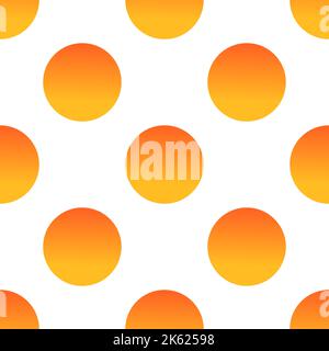 Nahtloses Muster mit Sonnenpunkten. Vektorgrafik. Stock Vektor