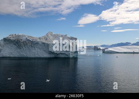 Grönland, Eisberg im Uummannaq Fjord das große Fjordsystem im nördlichen Teil Westgrönlands Stockfoto