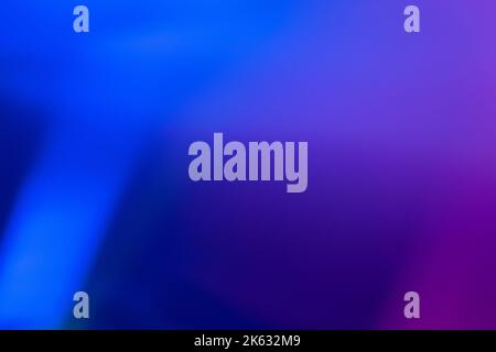 Blur Neonstrahlen Farbe Licht Overlay blau lila Stockfoto