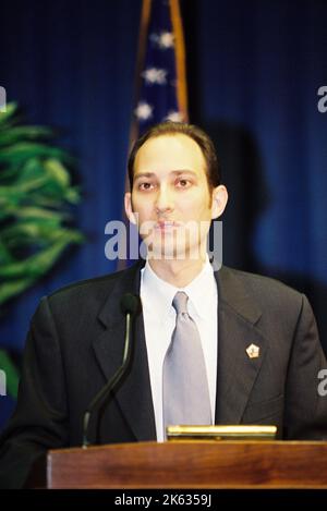 Büro des Sekretärs - Tribut an die Opfer vom 11. September 2001 Stellvertretender stellvertretender Sekretär Findlay Stockfoto