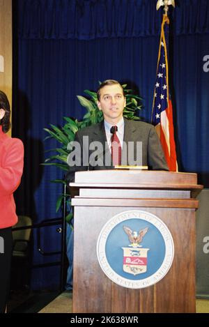 Büro des Sekretärs - Tribut an die Opfer vom 11. September 2001 Stellvertretender stellvertretender Sekretär Findlay Stockfoto