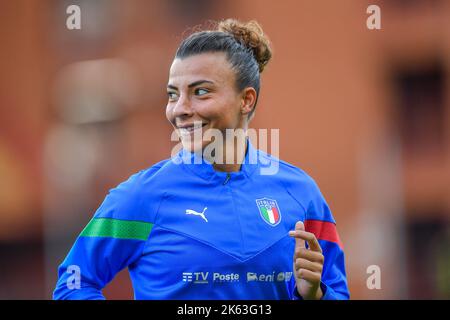Genua, Italien. 10. Oktober 2022. Arianna Caruso (Italien) während der Frauen Italien gegen Brasilien, Freundschaftsspiel in Genua, Italien, Oktober 10 2022 Quelle: Independent Photo Agency/Alamy Live News Stockfoto