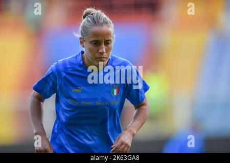 Genua, Italien. 10. Oktober 2022. Valentina Cernoia (Italien) während der Frauen Italien gegen Brasilien, Freundschaftsspiel in Genua, Italien, Oktober 10 2022 Kredit: Unabhängige Fotoagentur/Alamy Live News Stockfoto