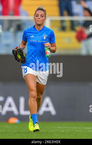 Genua, Italien. 10. Oktober 2022. Martina Rosuci (Italien) während der Frauen Italien gegen Brasilien, Freundschaftsspiel in Genua, Italien, Oktober 10 2022 Quelle: Independent Photo Agency/Alamy Live News Stockfoto