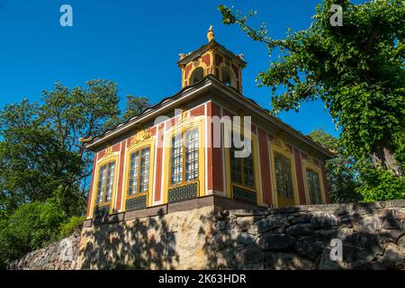 Chinesischer Pavillon (Kina Slott), Drottningholm Palace, Stockhom, Schweden Stockfoto