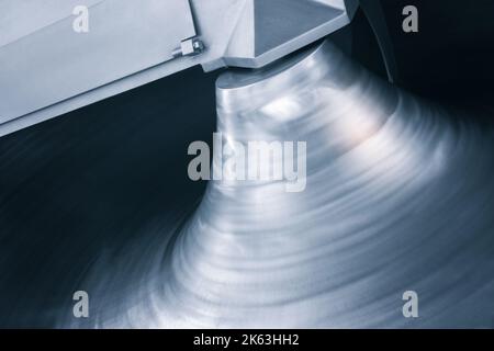 Industrielle öffnen Mixer in der Lebensmittelindustrie close-up Stockfoto