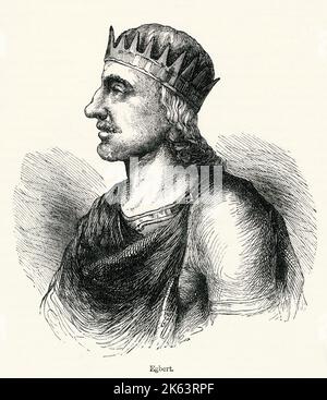 KÖNIG EGBERT (775 - 839), König der Westsachsen (Wessex) (regierte 802 - 839). Stockfoto
