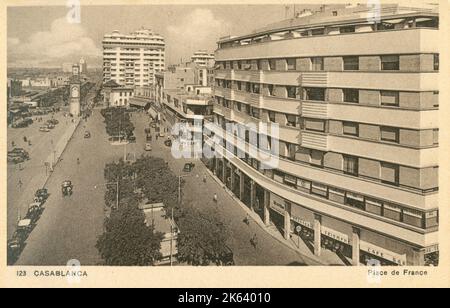 Casca, Marokko - Place de France. Stockfoto