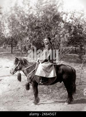 Aufnahme aus der Zeit der Schlacht der Festung Taku/Dagu während der Boxer-Rebellion von 1900 Stockfoto