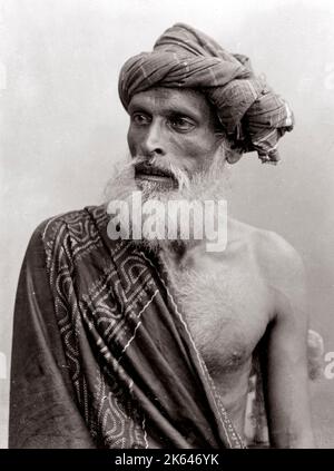 C. 1880s Keling oder Kling Menschen - Menschen indischer Herkunft, die in der Südostasiatischen Archipel, Malaysia, Singapur und Indonesien