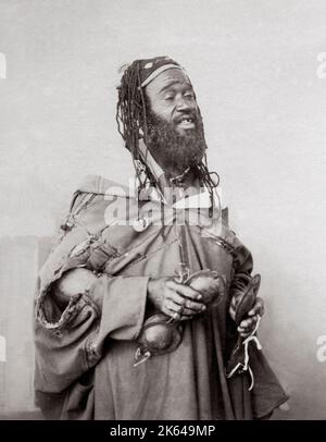 Arabische Sänger, Marokko, 1900 Stockfoto