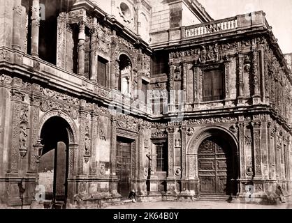 19 Vintage Fotografie - Ayuntamiento de Sevilla, Rathaus, Sevilla, Spanien, c 1880 von Juan Laurent Stockfoto