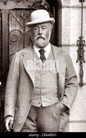 Sir Algernon Borthwick, Bt, 1. Baron Glenesk zwischen 1887 und 1895, war ein britischer Journalist und konservative Politiker. Er war der Besitzer des Morning Post Stockfoto