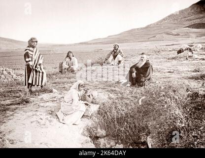 Das wohl des Guten Samariters, Palästina, C., 1890 Stockfoto