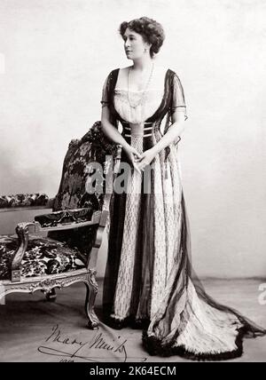 Lady Minto, Frau des Grafen von Minto Generalgouverneur von Kanada, und als Vizekönig und Generalgouverneur von Indien Stockfoto