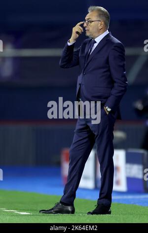 Zagreb, Kroatien. 11. Oktober 2022. ZAGREB, KROATIEN - 11. OKTOBER: Trainer von Dinamo Zagreb Ante Cacic beim UEFA Champions League-Spiel der Gruppe E zwischen Dinamo Zagreb und dem FC Salzburg am 11. Oktober 2022 im Maksimir-Stadion in Zagreb, Kroatien. Foto: Igor Kralj/PIXSELL Credit: Pixsell Foto- und Videoagentur/Alamy Live News Stockfoto