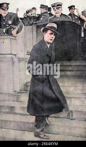 American Gangster und Bootlegger Jack „Legs“ Diamond (1897-1931). Stockfoto