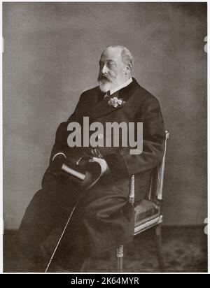 König Edward VII (1841 - 1910), fotografiert im späteren Leben. Stockfoto