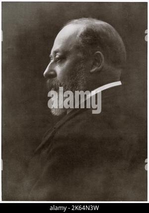 König Edward VII (1841 - 1910), von Baron de Meyer. Stockfoto