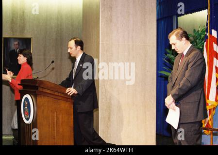 Büro des Sekretärs - Tribut an die Opfer vom 11. September 2001 Stellvertretender stellvertretender Sekretär Findlay Stockfoto