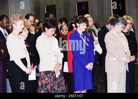 Büro des Sekretärs - Tribut an die Opfer vom 11. September 2001 Stellvertretender stellvertretender Sekretär Findlay Stockfoto