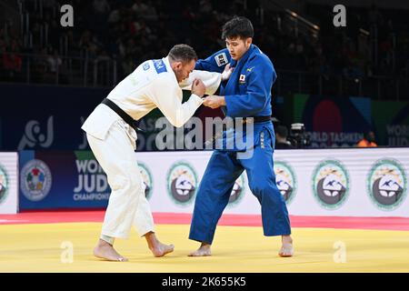 Taschkent, Usbekistan. Kredit: MATSUO. 11. Oktober 2022. Kentaro Iida (JPN) Judo : World Judo Championships Taschkent 2022 Männer-100kg 1.-Lauf in der Humo Arena in Taschkent, Usbekistan. Kredit: MATSUO .K/AFLO SPORT/Alamy Live Nachrichten Stockfoto