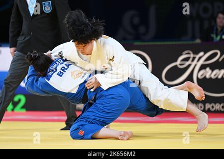 Taschkent, Usbekistan. Kredit: MATSUO. 11. Oktober 2022. Shori Hamada (JPN) Judo : World Judo Championships Taschkent 2022 das Viertelfinale der Frauen im Jahr 78kg in der Humo Arena in Taschkent, Usbekistan. Kredit: MATSUO .K/AFLO SPORT/Alamy Live Nachrichten Stockfoto