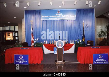 Employment Standards Administration - Employment Standards Administration (ESA) 2001 EVE Awards Eröffnungsfeier Stockfoto