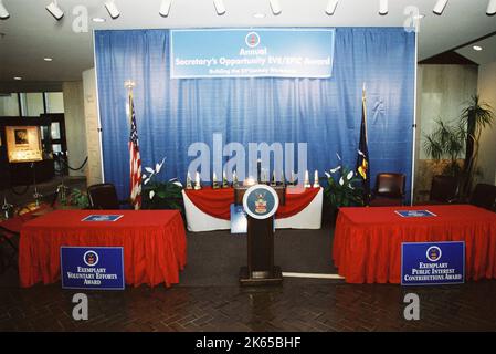 Employment Standards Administration - Employment Standards Administration (ESA) 2001 EVE Awards Eröffnungsfeier Stockfoto