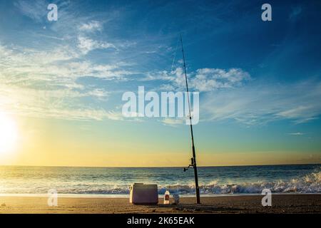 Sonnenaufgang in der Karibik Stockfoto