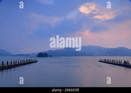 Sun Moon Lake National Scenic Area, Yuchi Township, Nantou County, Taiwan Stockfoto