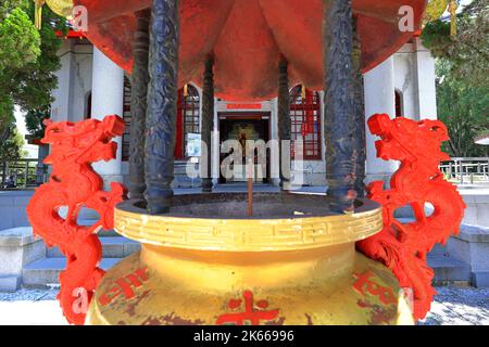 Xuanguang Tempel im Sun Moon Lake National Scenic Area, Gemeinde Yuchi, Bezirk Nantou, Taiwan Stockfoto