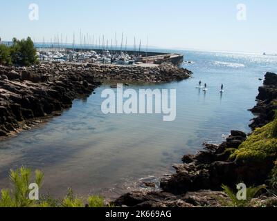 St Martha's Bay und Marina, Cascais, Portugal Stockfoto