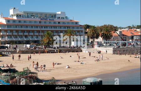 Praia da Ribeira de Cascais, Caiscais, Portugal Stockfoto