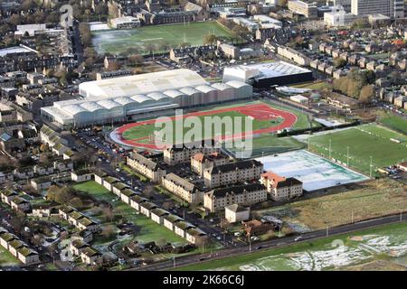 Aberdeen Sports Village und Chris Anderson Stadium Stockfoto
