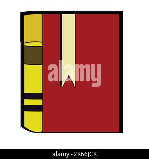 Schließen Buch buntes Design. Graphic source Stock original Vektorgrafik. vektor Grafik Design Icons und Symbole für Logo-Design und Papeterie Stock Vektor