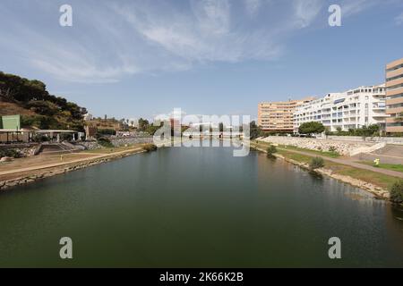 Fluss Fuengirola, Provinz Malaga, Spanien. Stockfoto