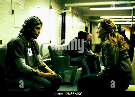 BENICIO DEL TORO, Melissa Leo, 21 Gramm, 2003 Stockfoto