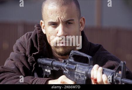 VIN DIESEL, EIN MANN ABGESEHEN, 2003 Stockfoto